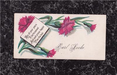 Victorian Calling Card