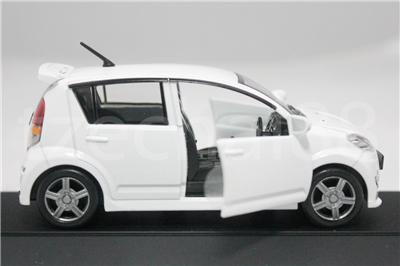 Perodua Myvi 1:32 Diecast Genuine Product White Car 