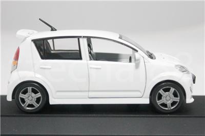 Perodua Myvi 1:32 Diecast Genuine Product White Car 