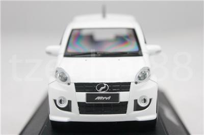Perodua Myvi 1:32 Diecast Genuine Product White Car 