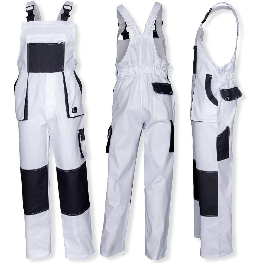 Work TROUSERS Bib & Brace Pants Overalls Multi Pocket Painters