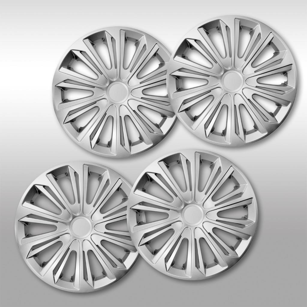 15" HUB CAPS 15 Inch Wheel Trims HQ ABS Plastic Universal PushIn Set