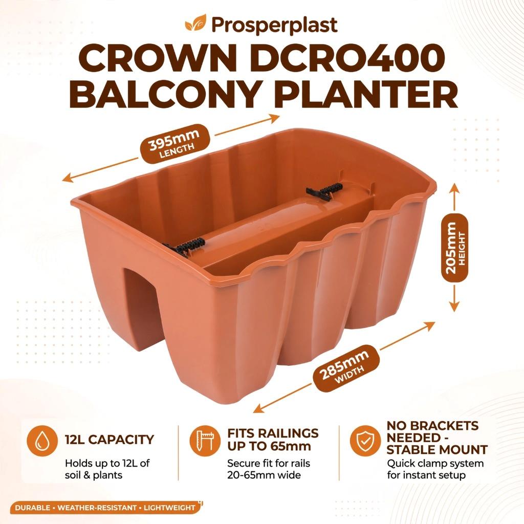 CROWN DCRO400 Top view