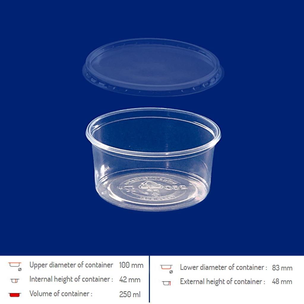 clear plastic storage tubs with lids