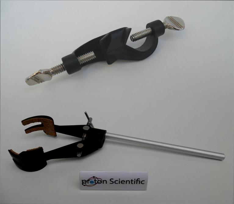 Retort Four Prong Screw Clamp & Bosshead Clamp For Retort Stand eBay