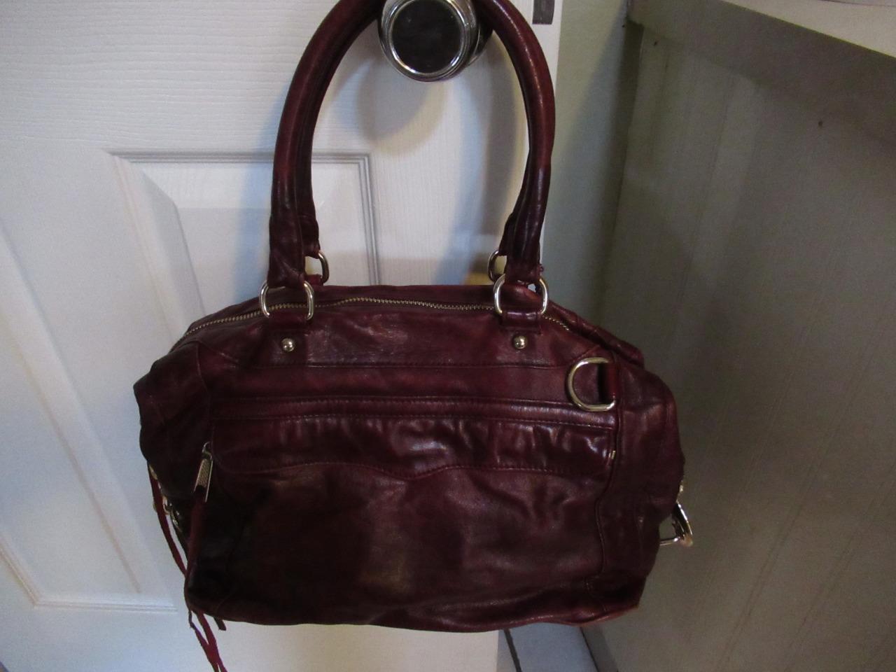 rebecca minkoff burgundy purse
