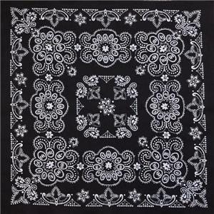 小物 60S VINTAGE BLACK COOKIE PATTERN BANDANA 60S VINTAGE BLACK COOKIE PATTERN BANDANA