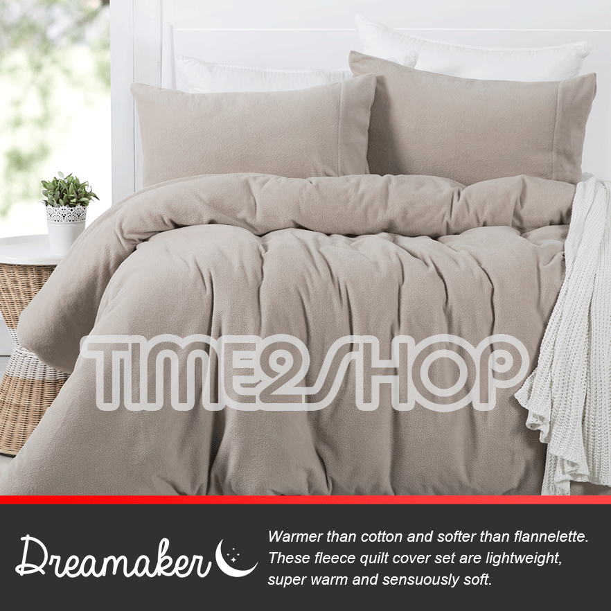 micro fleece quilt cover set
