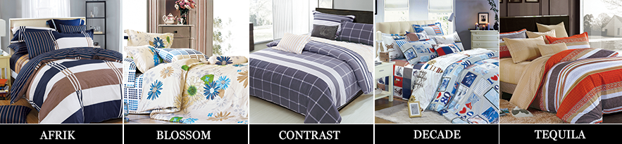 printed quilt cover