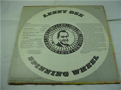 Lenny Dee - Spinning Wheel - Decca Records DL-75152 | eBay