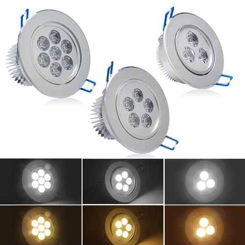 3W 5W 7W LED Einbauleuchte Einbau Strahler Decken Leuchte Set Einbau