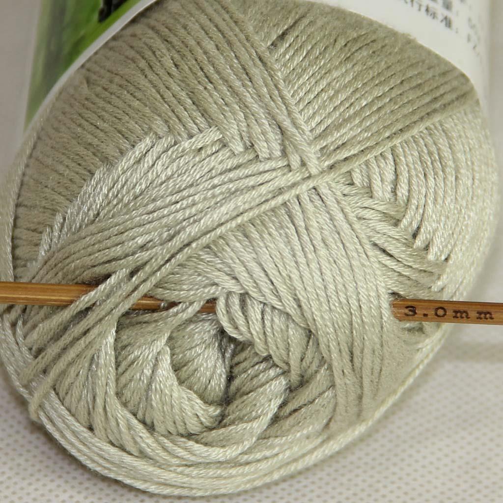 Sale 1ballx50g Bamboo Cotton Baby Hand Knitting Shawl Wrap Yarn Sage