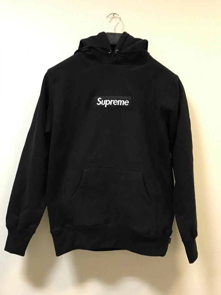 SUPREME BLACK BOX LOGO HOODIE SIZE M F/W2011 SWEATSHIRT USED GREAT CONDITION | eBay