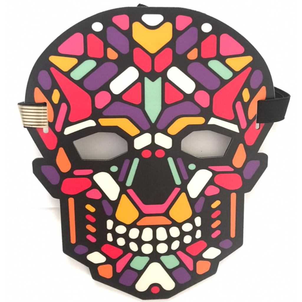 Sound Reactive LED Mask Activated Street Dance Rave EDM Plur Halloween Party - Picture 14 of 21