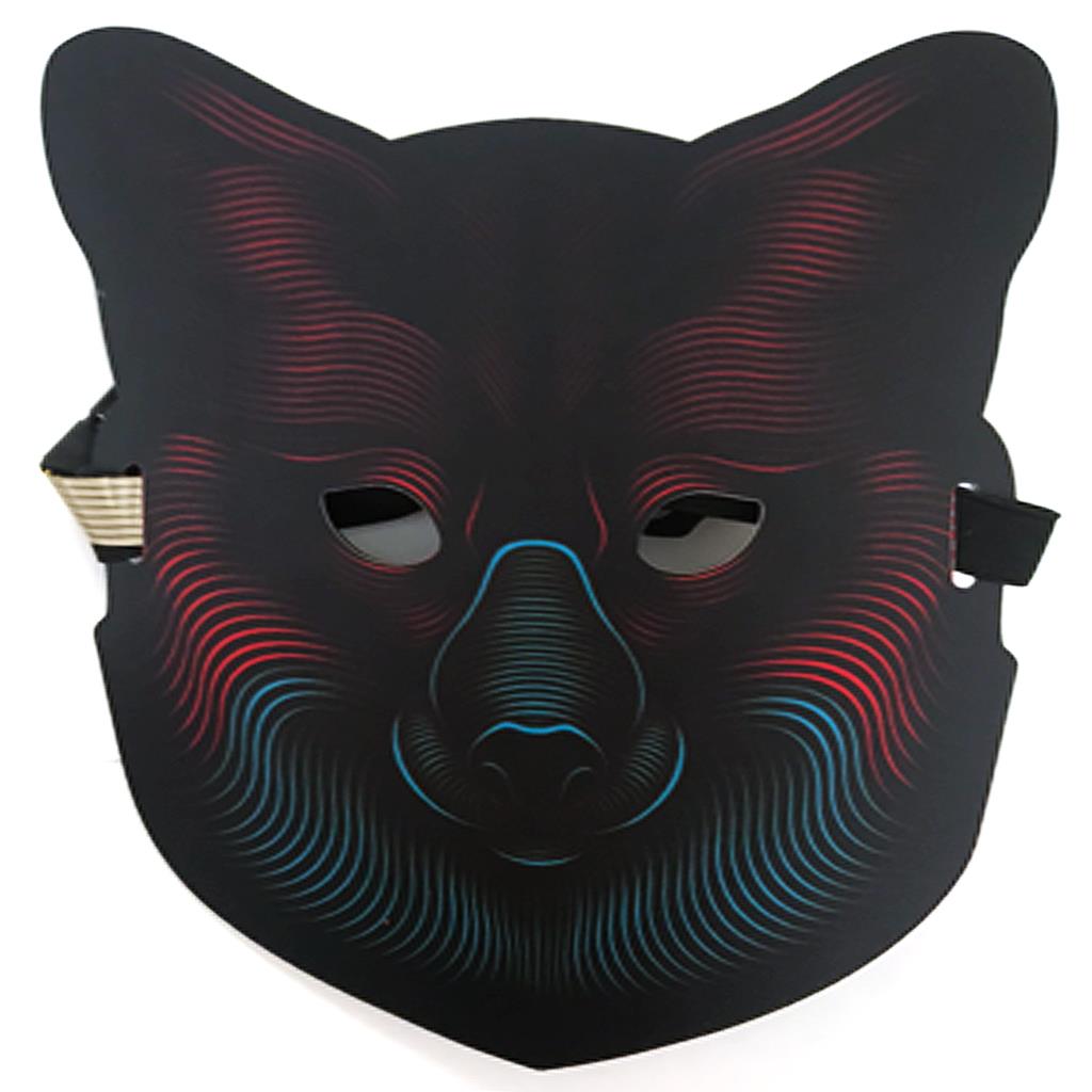 Sound Reactive LED Mask Activated Street Dance Rave EDM Plur Halloween Party - Picture 19 of 21