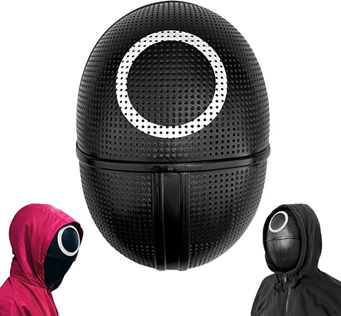 Halloween Mask Square Triangle Circle Boss, Cosplay Props Face Cover Masquerade - Picture 4 of 6