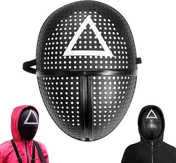 Halloween Mask Square Triangle Circle Boss, Cosplay Props Face Cover Masquerade - Picture 6 of 6