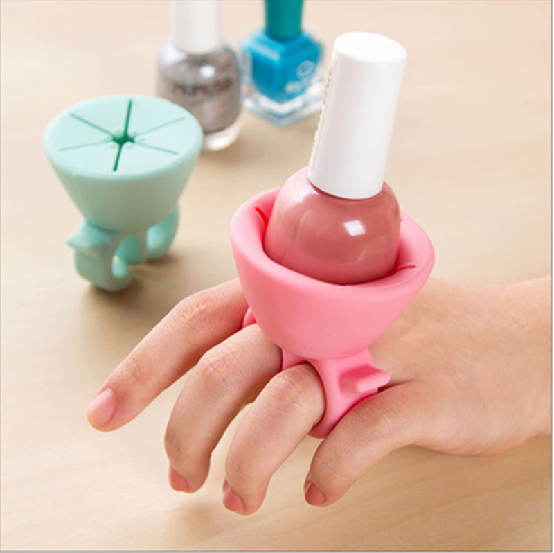 Premium Nail Polish Manicure Bottle Silicone Holder