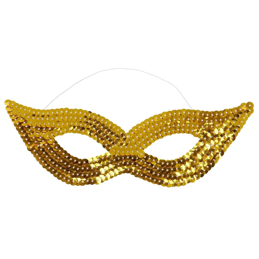 Sparkle Blink Sequence Eye Mask Costume Cat Eyemask Halloween Party Accessories - Picture 5 of 8