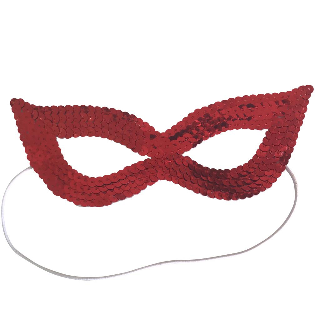 Sparkle Blink Sequence Eye Mask Costume Cat Eyemask Halloween Party Accessories - Picture 7 of 8