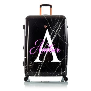suitcase with initials