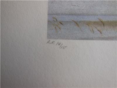 A J Casson First Snow Rare Artist Proof Print Full Signature Ltd Edition Of 15 Ebay