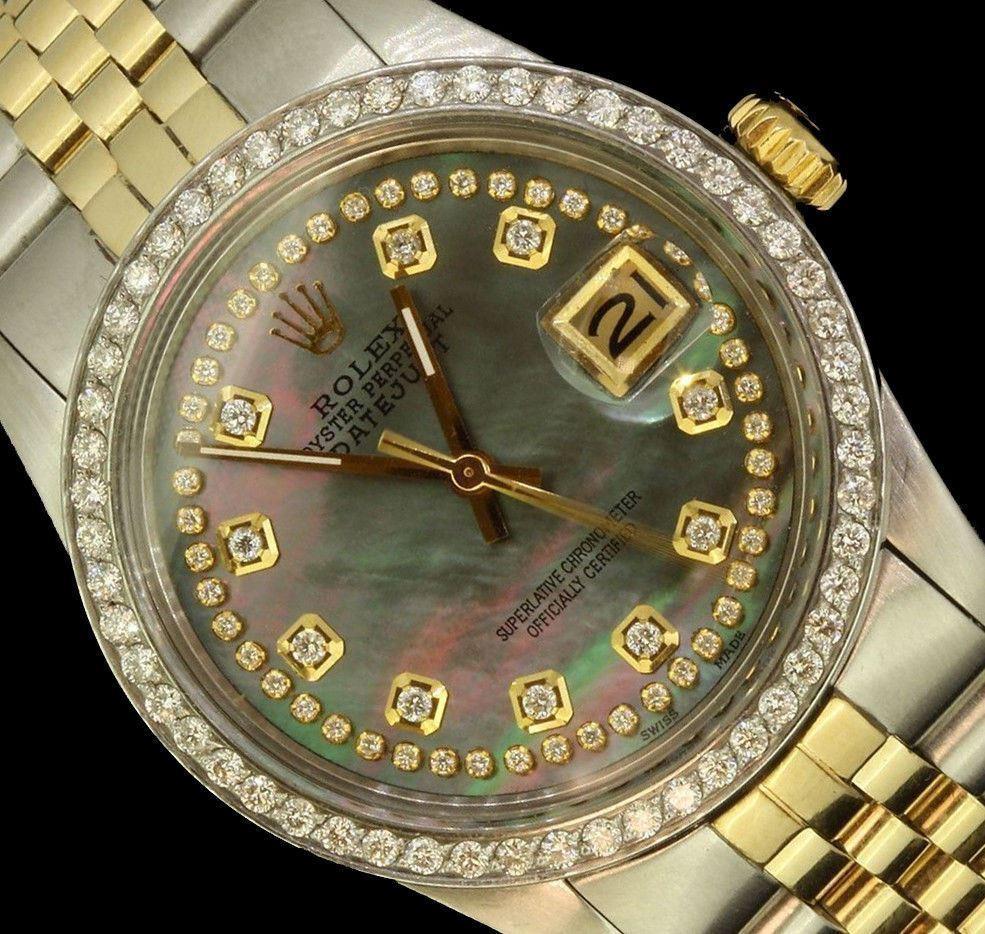 rolex datejust pearl dial