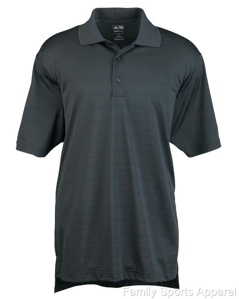 Adidas Golf Men's ClimaLite Textured Short Sleeve Polo Shirt 100% ...