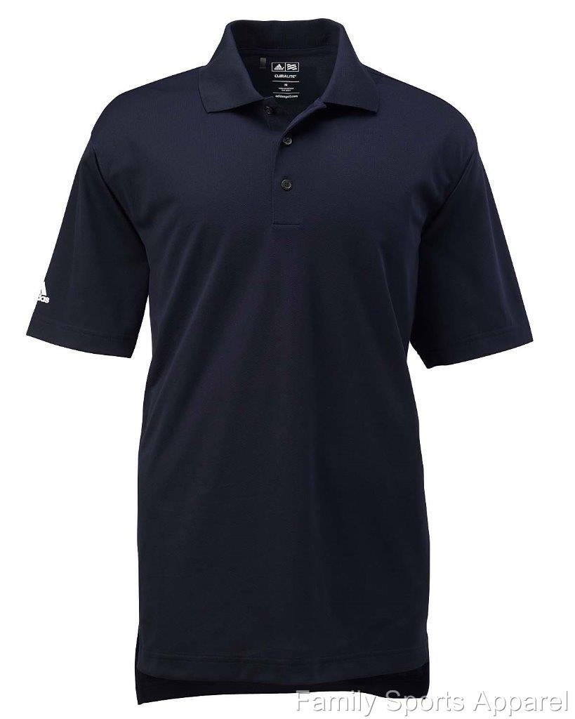 Adidas Mens Golf ClimaLite Dri Fit Basic Short Sleeve Polo Shirt 100% ...
