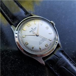 Details about BREITLING Men's Midsize 2916 Hand Wind Dress Watch c.1950s Swiss Vintage MS107 Details about BREITLING Men's Midsize 2916 Hand Wind Dress Watch c.1950s Swiss Vintage MS107