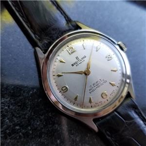 Details about BREITLING Men's Midsize 2916 Hand Wind Dress Watch c.1950s Swiss Vintage MS107 Details about BREITLING Men's Midsize 2916 Hand Wind Dress Watch c.1950s Swiss Vintage MS107