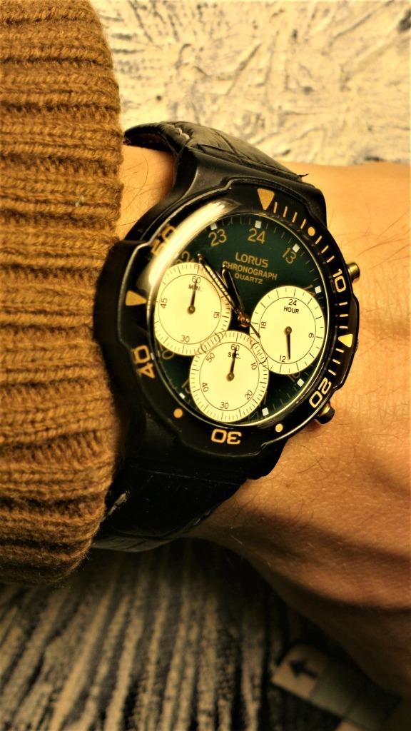 lorus vintage chronograph