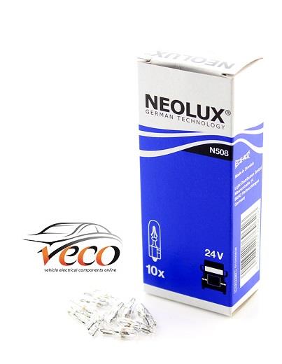 NEOLUX OSRAM 12 VOLT 12V 5 WATT W5W T10 WEDGE N501 AUTO LIGHT BULBS BOX OF 10