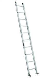 Louisville Ladder 10 Foot Aluminum Industrial Straight Ladder AE2110