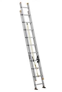 Louisville Ladder 20 Foot Aluminum Industrial Extension Ladder AE3220