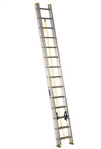 Louisville Ladder 28 Foot Aluminum Industrial Extension Ladder AE3228