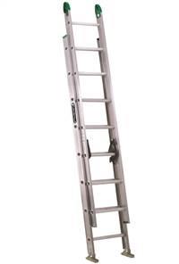 Louisville Ladder 16 Foot Aluminum Industrial Extension Ladder AE4216PG