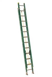 Louisville Ladder 24 Foot Fiberglass Industrial Extension Ladder FE0624