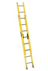 Louisville Ladder 16 Foot Fiberglass Industrial Extension Ladder FE1716