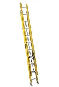 Louisville Ladder 20 Foot Fiberglass Industrial Extension Ladder FE1720
