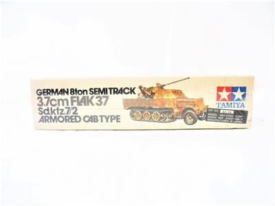 Tamiya 1/35 Model German 8ton Semi Track, FLAK 37 Sd.Kfz