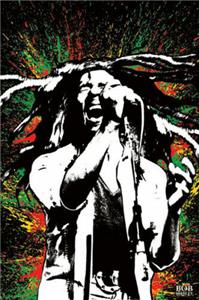 90'sヴィンテージ ブラックライトポスター BOB MARLEY COLORS Bob Marley Colors Poster 24