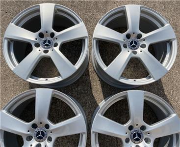 レンジ MERCEDES E350 E400 E550 Genuine OEM Factory WHEEL SET 18