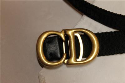 Christian Dior Kids' Belt Black Technical Fabric 31.5