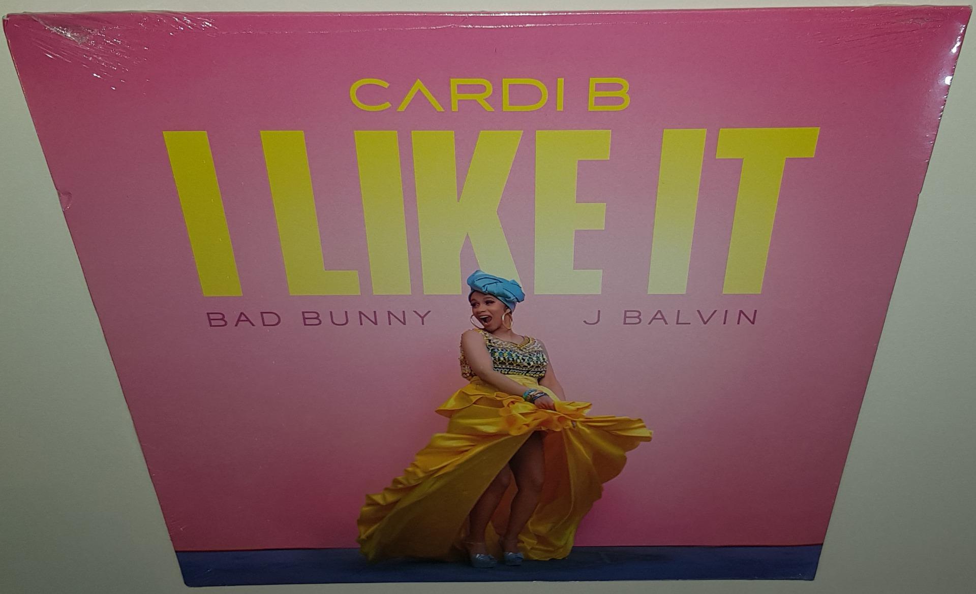 CARDI B FT. BAD BUNNY & J BALVIN I LIKE IT (2018) BRAND NEW 12