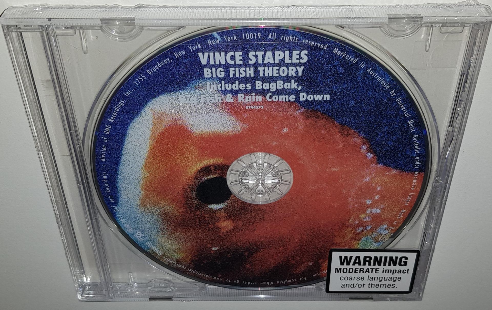 Vince Staples Big Fish Theory 2017 Brand New Sealed Cd Kendrick Lamar Ebay