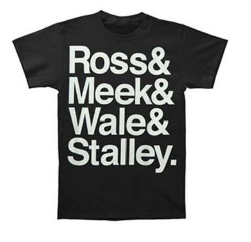 MAYBACH MUSIC GROUP MMG mens T shirt Rick Ross Wale Meek Mills Multi-Color