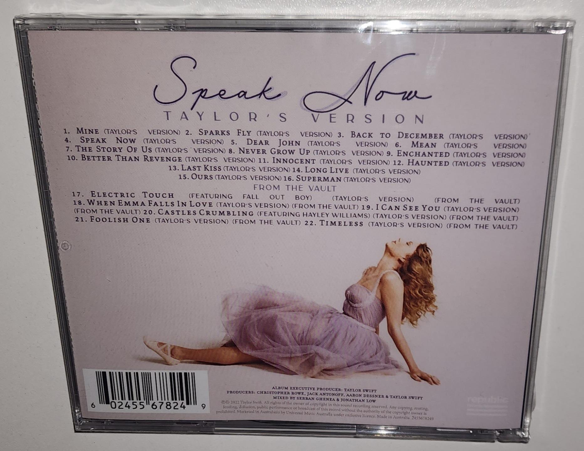 Speak Now (Taylor's Version) Eras Patch Set – Taylor Swift