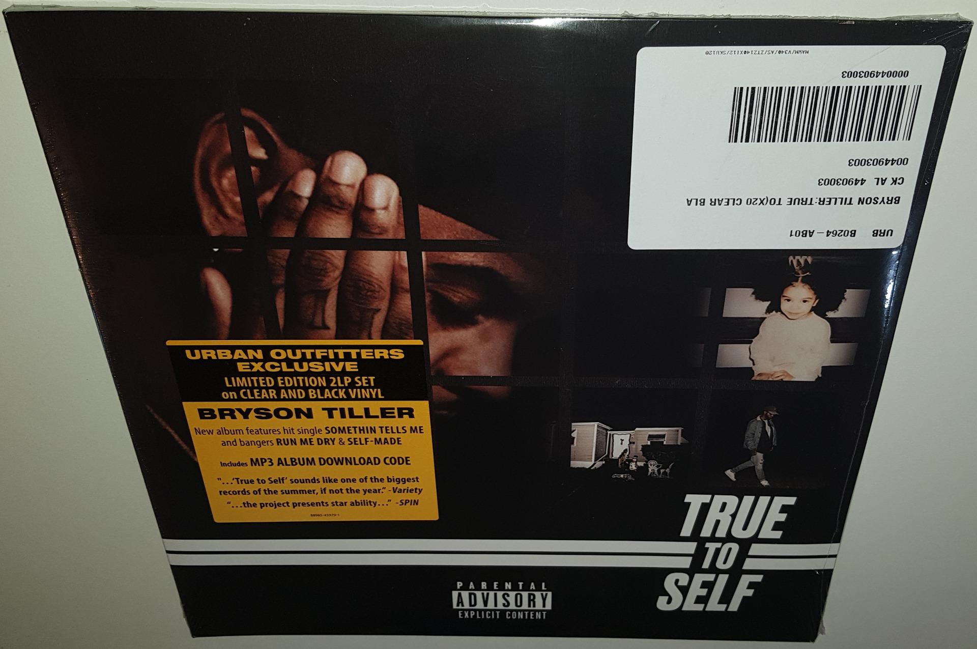 Bryson Tiller True To Self 2017 Brand New Sealed Limited Clear