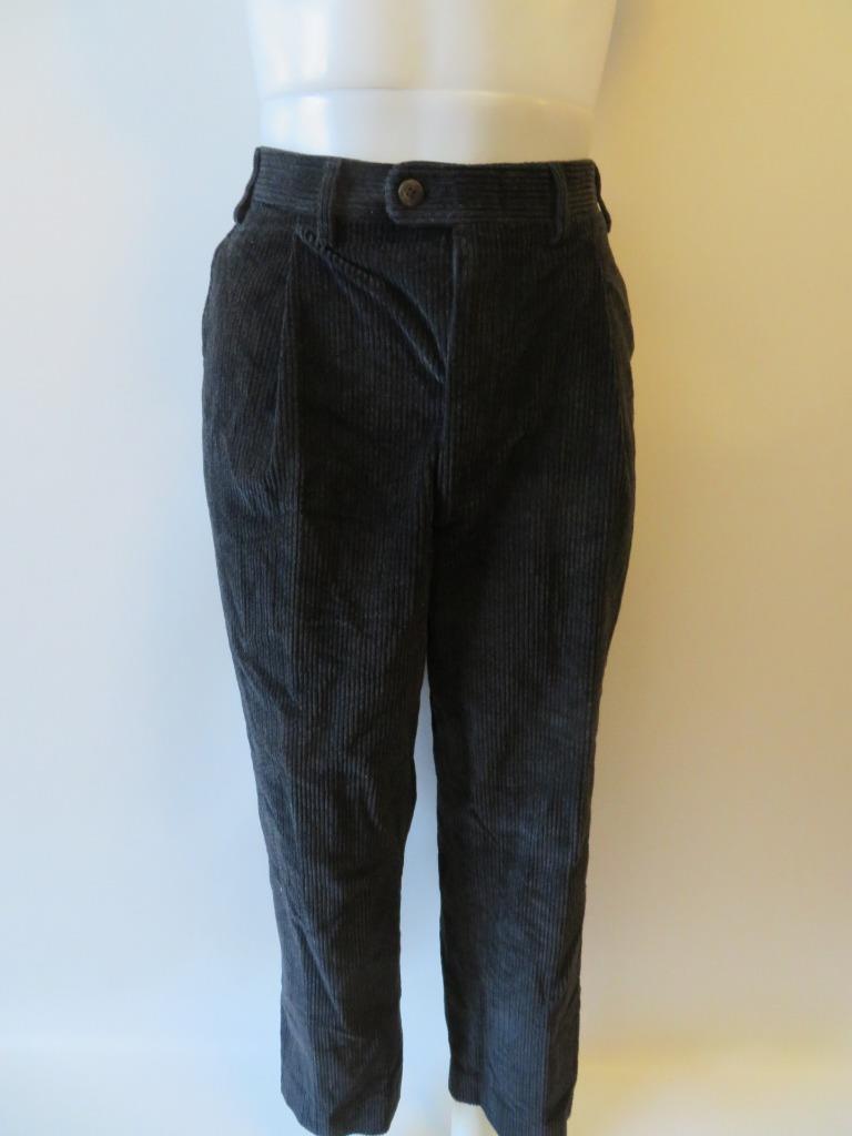 men's black corduroy pants